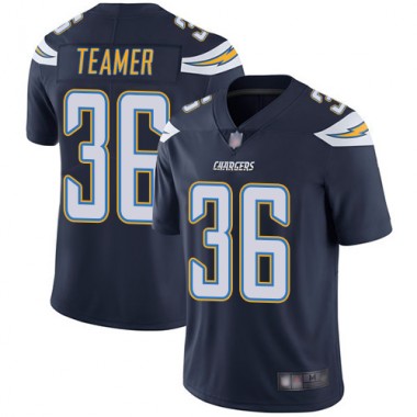 Los Angeles Chargers NFL Football Roderic Teamer Navy Blue Jersey Men Limited  #36 Home Vapor Untouchable->los angeles chargers->NFL Jersey
